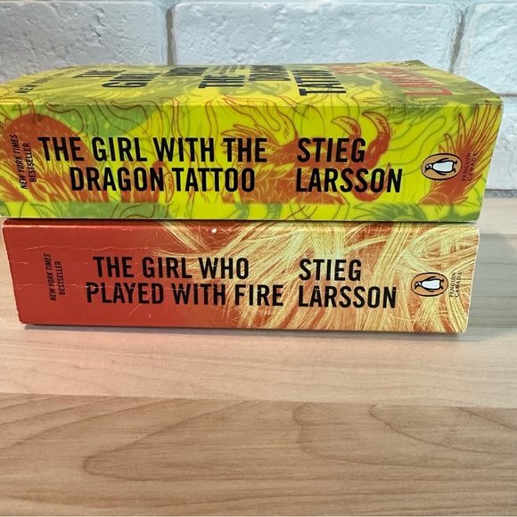 The Girl with the Dragon Tattoo /The Girl Who Played with Fire Paperback books - Picture 6 of 7